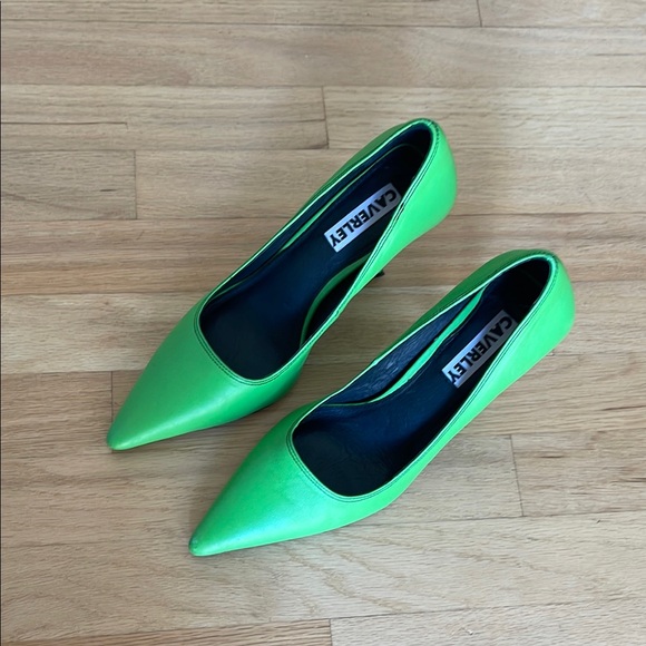 caverley Shoes - Caverley Molly Heel Apple Green size 38